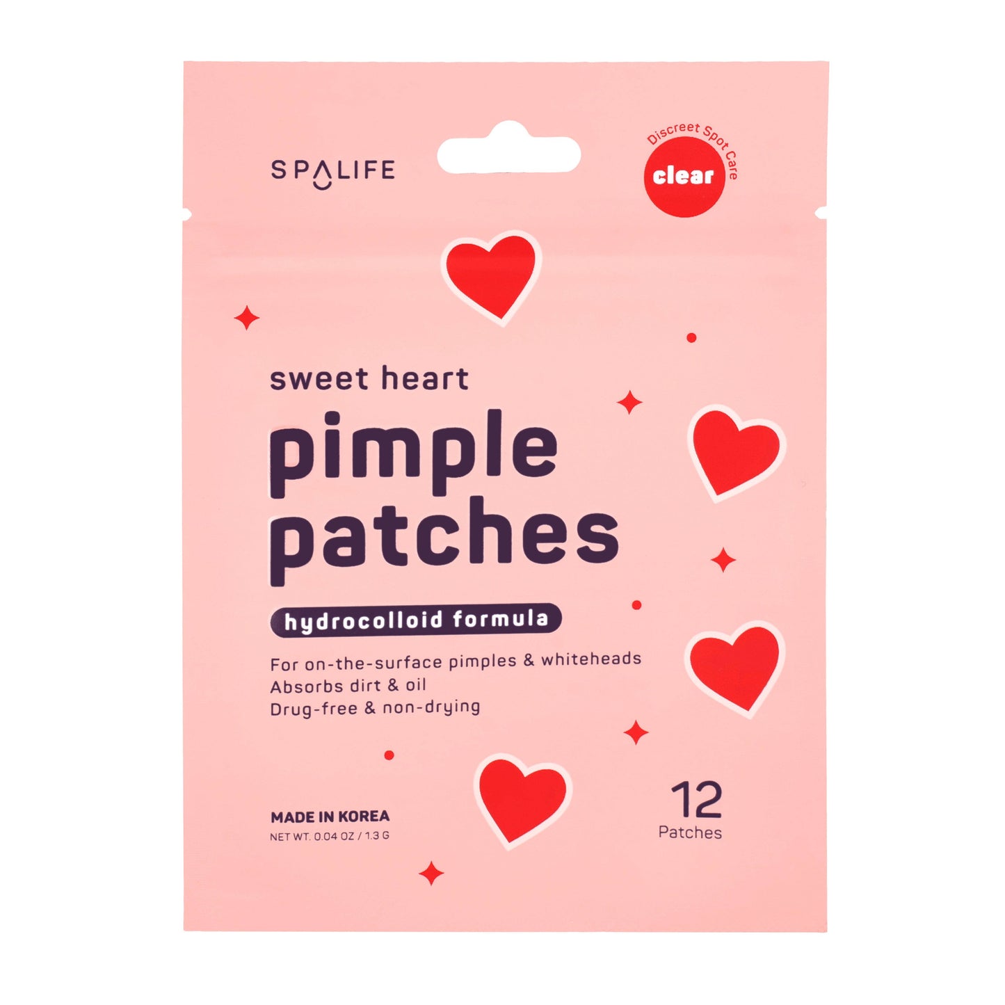 Valentine's Day Sweet Heart Clear Pimple Patches