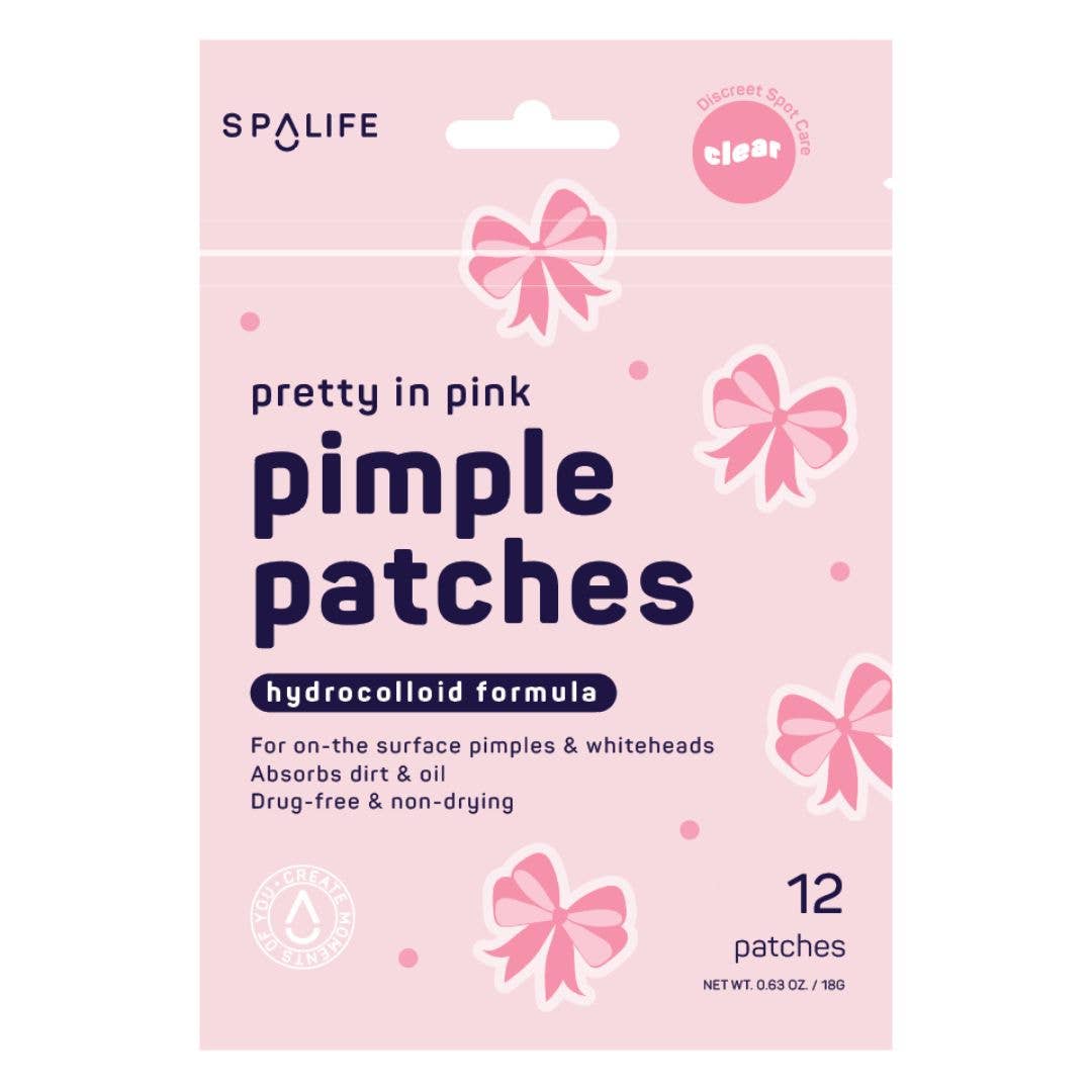 Pretty in Pink Hydrocolloid Clear Pimple Patches