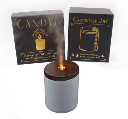 Candyl Essential Oil Diffuser with Candle Light Flame
