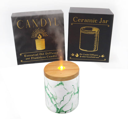 Candyl Essential Oil Diffuser with Candle Light Flame