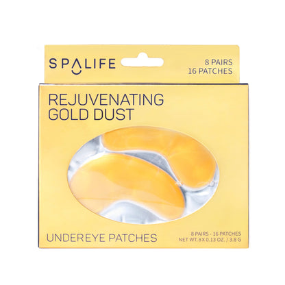 Rejuvenating Gold Dust Under Eye Masks - 8 Pairs