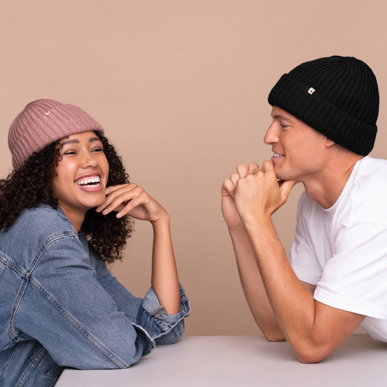 Glazey™ Satin-Lined Beanie - Black