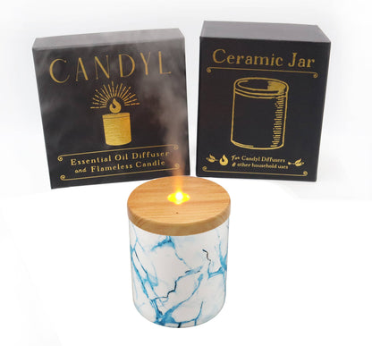 Candyl Essential Oil Diffuser with Candle Light Flame
