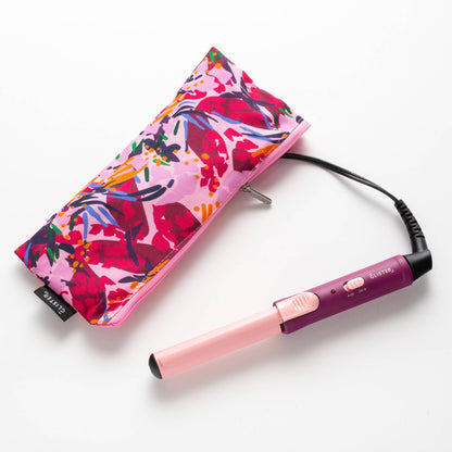 Glister Mini Curls Travel Clip Hair Curler + Designer Pouch
