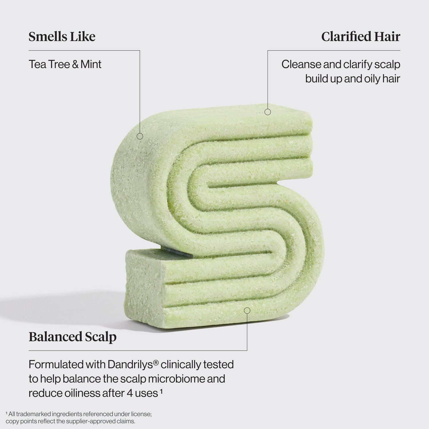 Kitsch Tea Tree & Mint Clarifying Shampoo & Conditioner Solid Bar Combo