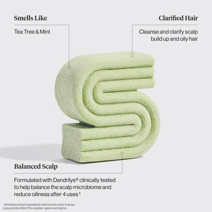 Kitsch Tea Tree & Mint Clarifying Shampoo & Conditioner Solid Bar Combo