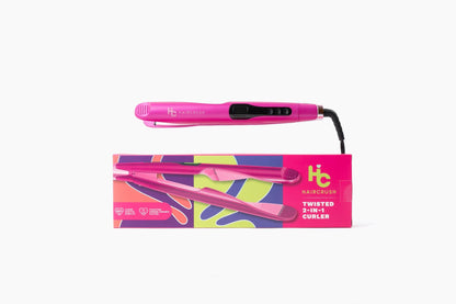 2-in-1 Twist Digital Curler & Straightener | Ceramic Plates