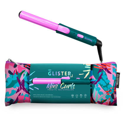 Glister Mini Curls Travel Clip Hair Curler + Designer Pouch