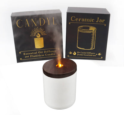 Candyl Essential Oil Diffuser with Candle Light Flame
