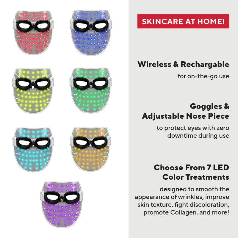 Mirabella Phototherapy 7-Color LED Facial Mask with Near Infrared