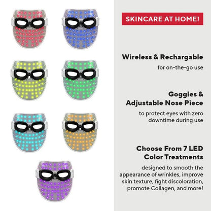Mirabella Phototherapy 7-Color LED Facial Mask with Near Infrared