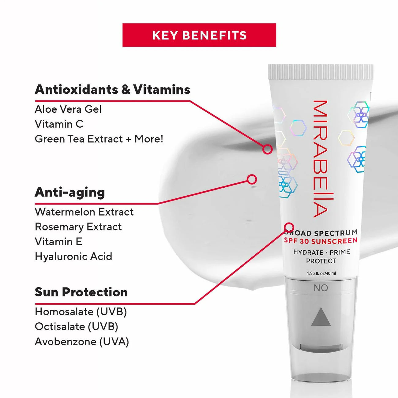 Mirabella Broad Spectrum SPF 30 Sunscreen