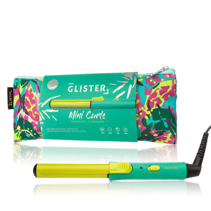 Glister Mini Curls Travel Clip Hair Curler + Designer Pouch