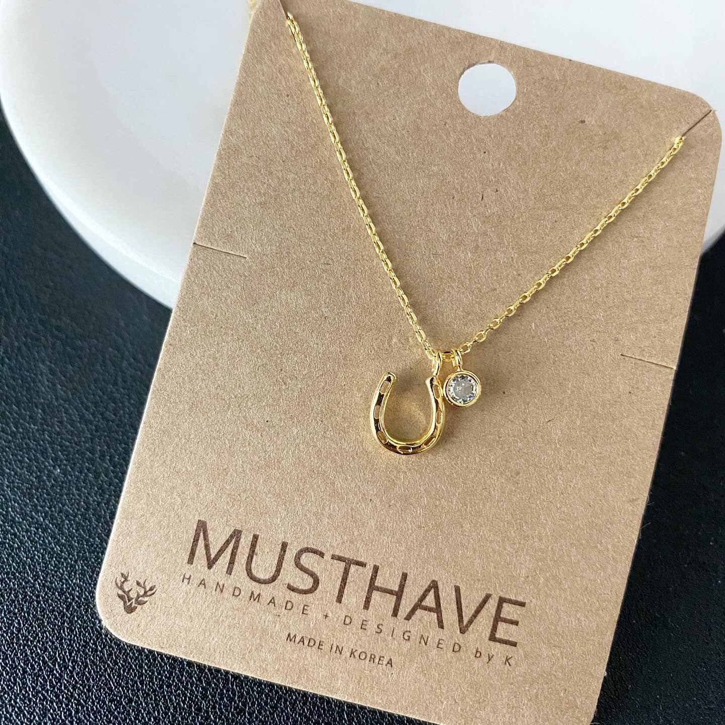 Horseshoe Charm Necklace