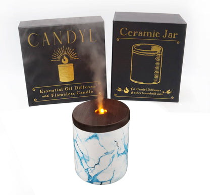 Candyl Essential Oil Diffuser with Candle Light Flame