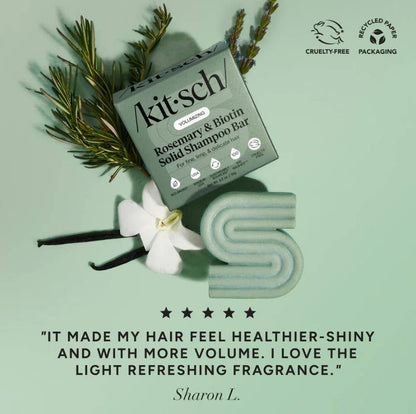 Kitsch Rosemary & Biotin Volumizing Shampoo & Conditioner Solid Bar Combo