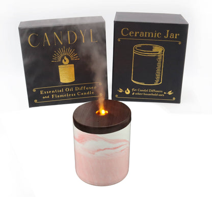 Candyl Essential Oil Diffuser with Candle Light Flame